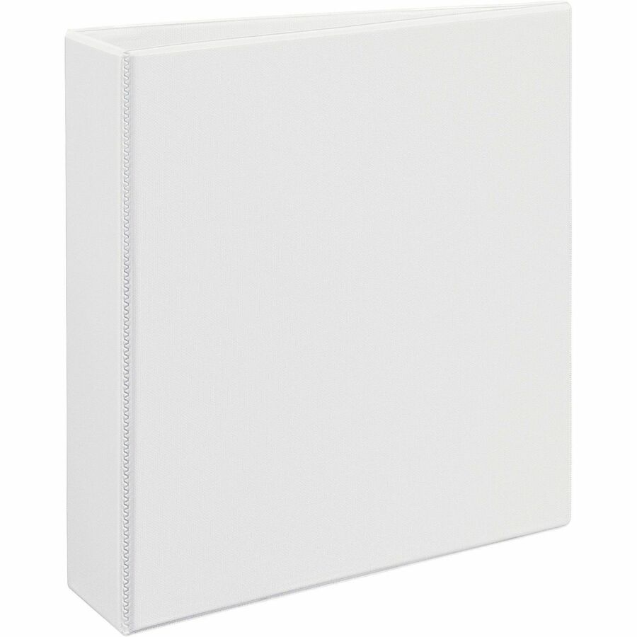 Durable View Binder with DuraHinge and EZD Rings, 3 Rings, 2" Capacity, 11 x 8.5, White, (9501)