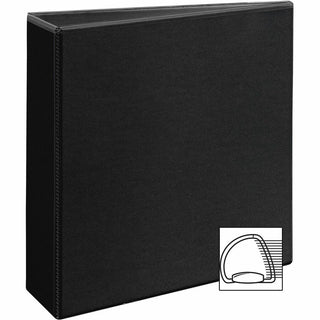 Durable View Binder with DuraHinge and EZD Rings, 3 Rings, 3" Capacity, 11 x 8.5, Black, (9700)