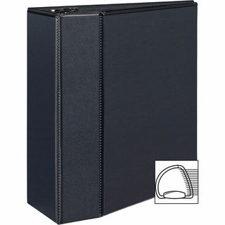 Durable View Binder with DuraHinge and EZD Rings, 3 Rings, 5" Capacity, 11 x 8.5, Black, (9900)