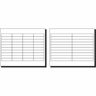 Tabs Inserts For Hanging File Folders, 1/5-Cut, White, 2" Wide, 100/Pack