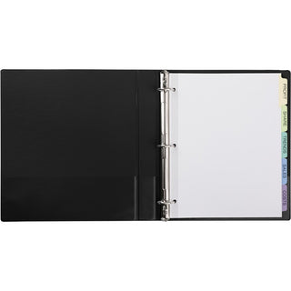 Print and Apply Index Maker Clear Label Dividers, 5-Tab, Color Tabs, 11 x 8.5, White, Contemporary Color Tabs, 25 Sets