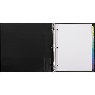 Print and Apply Index Maker Clear Label Dividers, 8-Tab, Color Tabs, 11 x 8.5, White, Contemporary Color Tabs, 25 Sets - 2