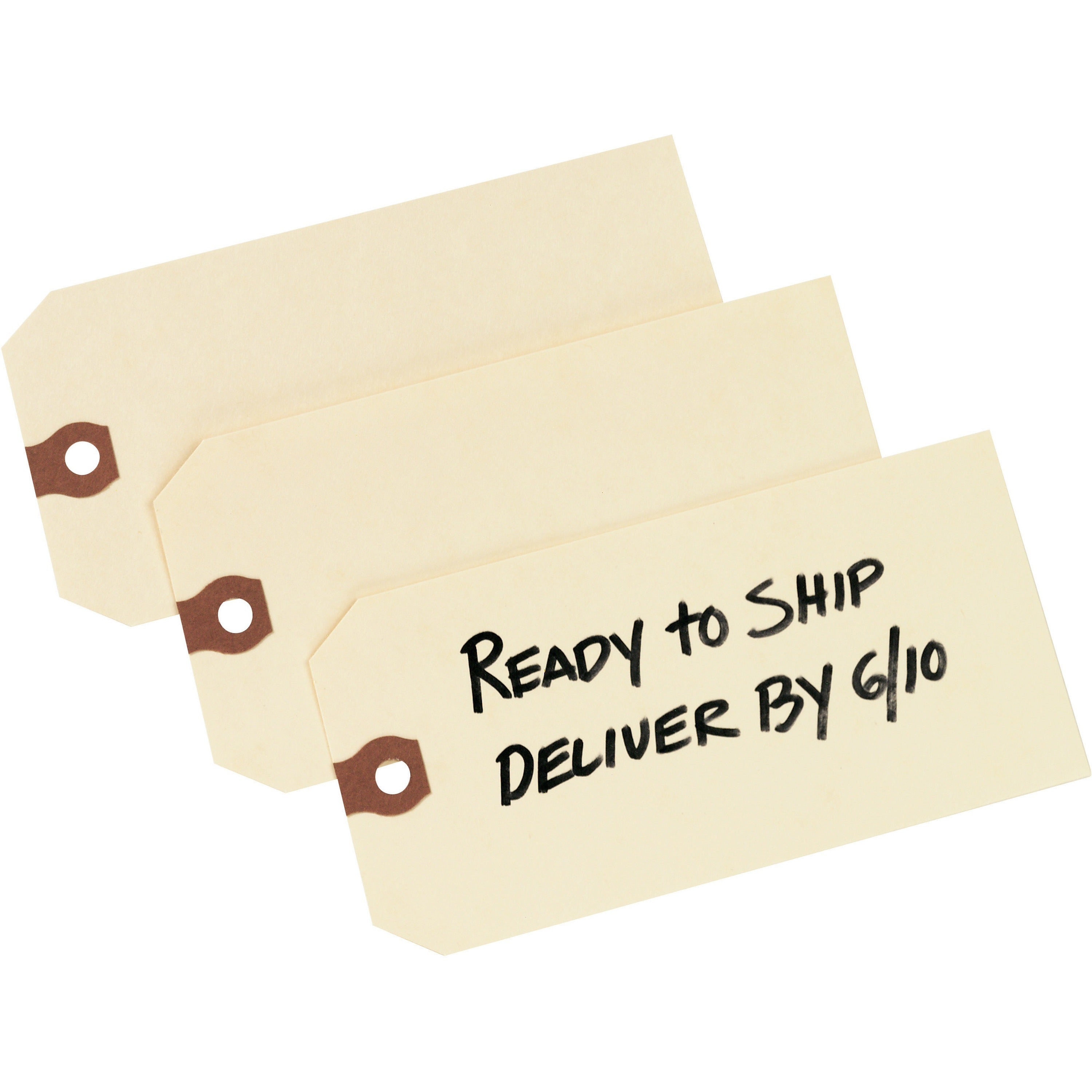 Avery Unstrung Manila Shipping Tags - 5.20" Length x 2.62" Width - Rectangular - 1000 / Box - Card Stock - Manila - 