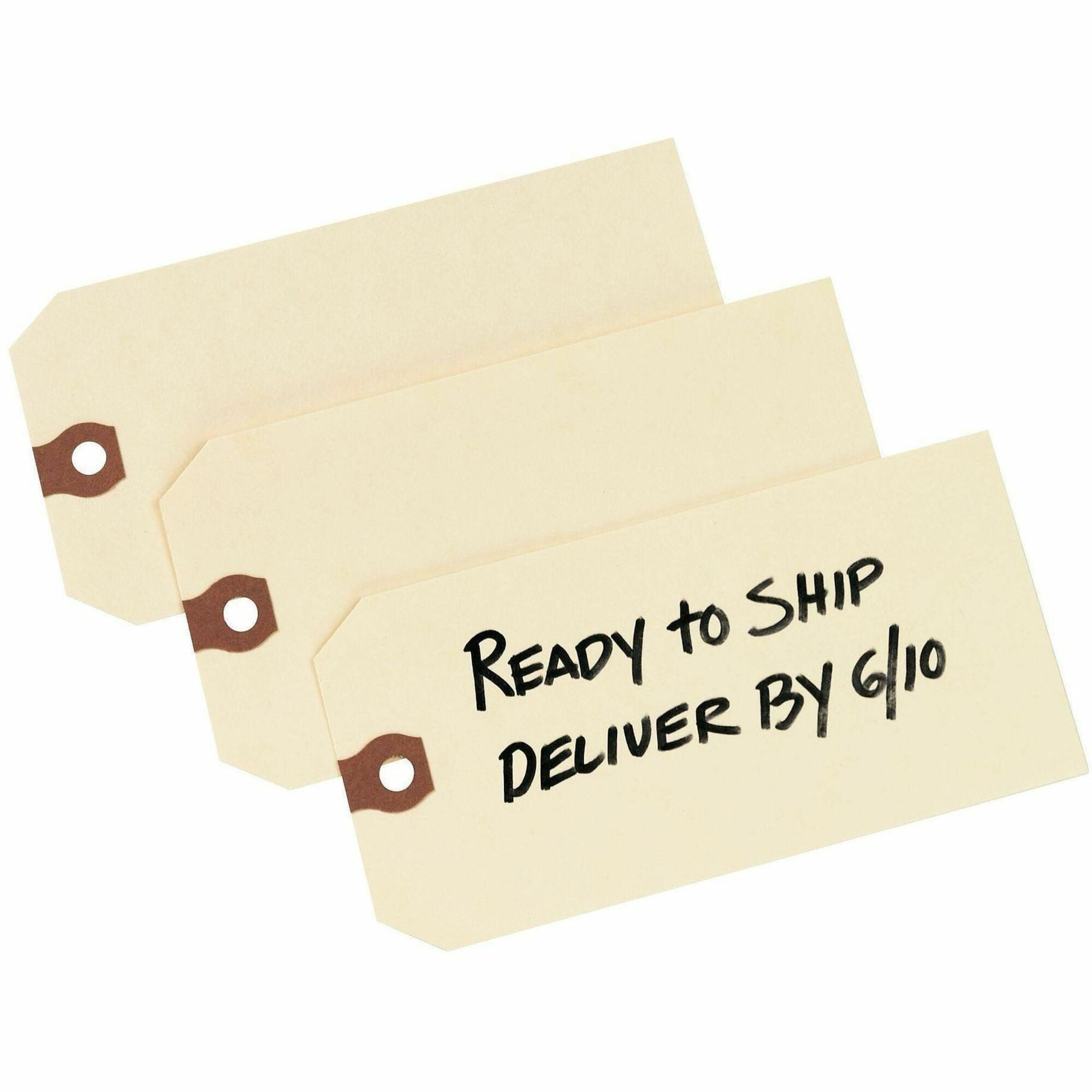 Avery Unstrung Manila Shipping Tags - 5.20" Length x 2.62" Width - Rectangular - 1000 / Box - Card Stock - Manila