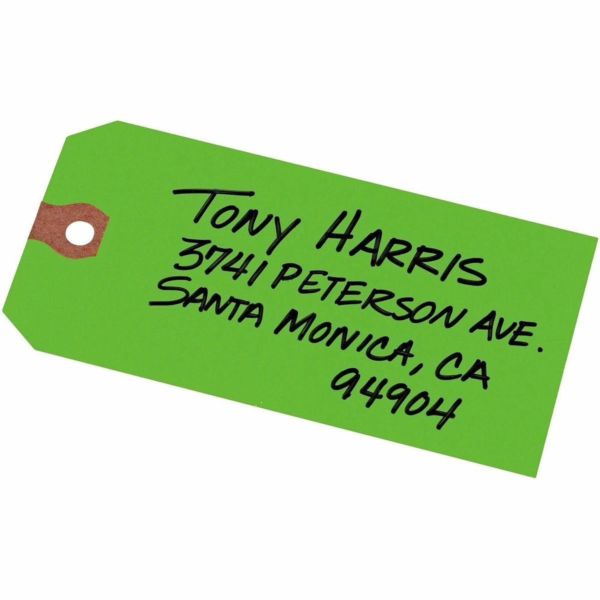 Unstrung Shipping Tags, 11.5 pt Stock, 4.75 x 2.38, Green, 1,000/Box