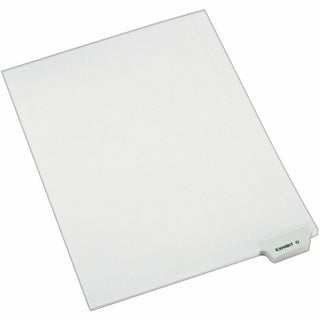 Avery-Style Preprinted Legal Bottom Tab Dividers, 26-Tab, Exhibit O, 11 x 8.5, White, 25/Pack