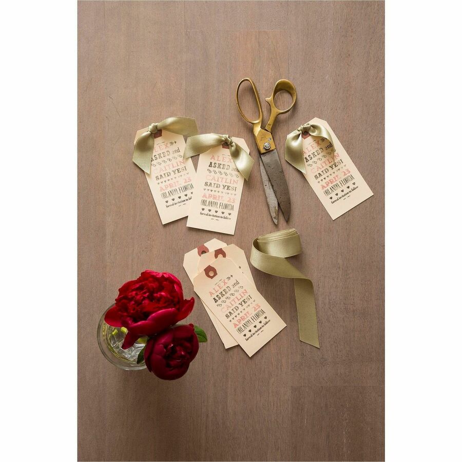Strung Shipping Tags, 11.5 pt Stock, 3.75 x 1.88, Manila, 1,000/Box