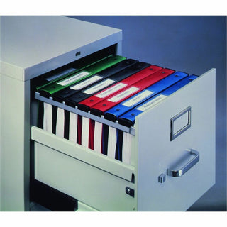 Hanging Storage Flexible Non-View Binder with Round Rings, 3 Rings, 1" Capacity, 11 x 8.5, Blue