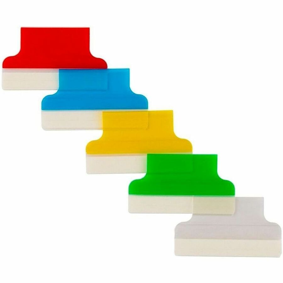 Insertable Index Tabs with Printable Inserts, 1/5-Cut, Assorted Colors, 1" Wide, 25/Pack