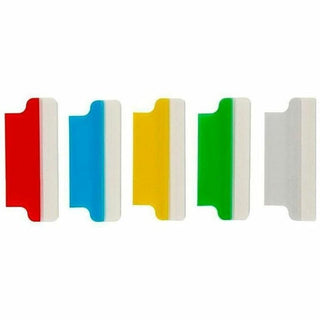 Insertable Index Tabs with Printable Inserts, 1/5-Cut, Assorted Colors, 1.5" Wide, 25/Pack