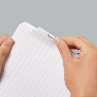 Insertable Index Tabs with Printable Inserts, 1/5-Cut, Clear, 1.5" Wide, 25/Pack