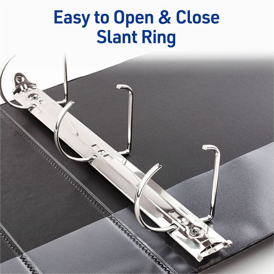 Durable View Binder with DuraHinge and Slant Rings, 3 Rings, 2" Capacity, 11 x 8.5, White