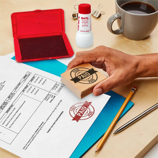 Carter's Stamp Pad Inker - 1 Each - Red Ink - 2 fl oz - Red