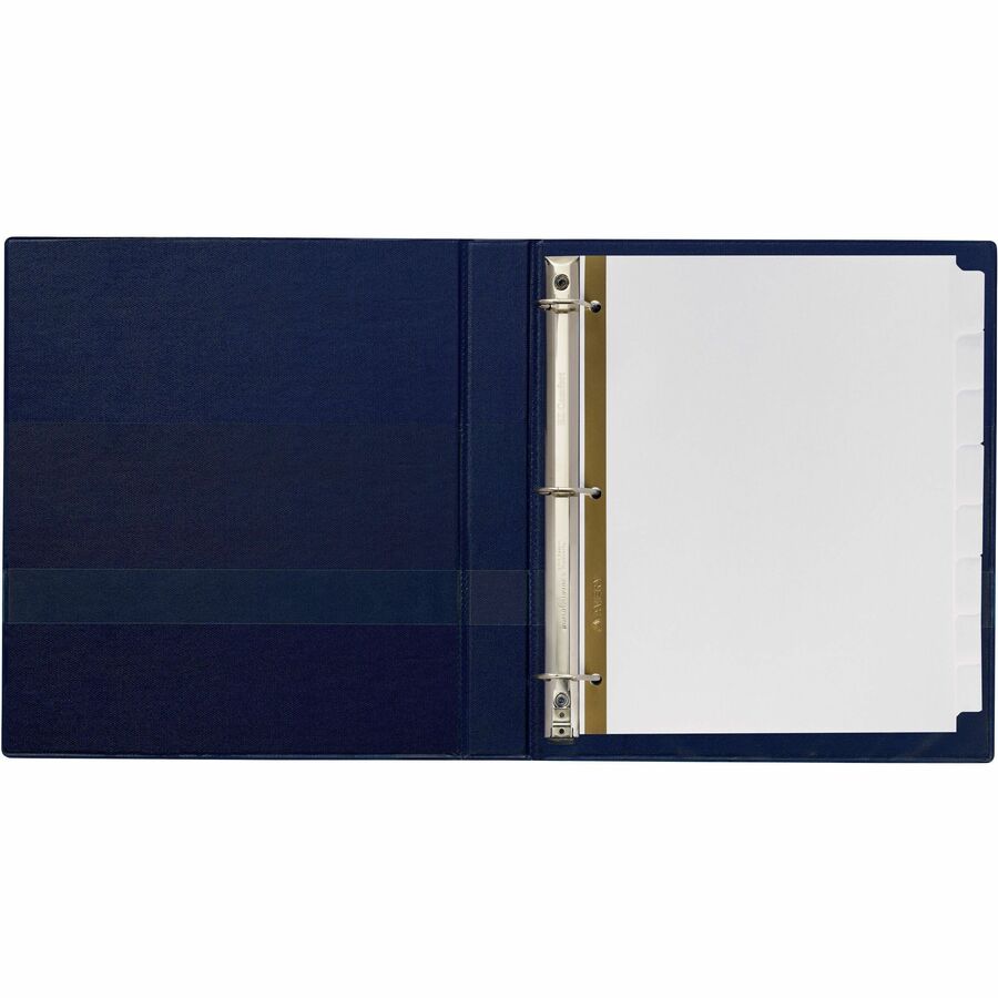 Write and Erase Big Tab Paper Dividers, 8-Tab, 11 x 8.5, White, White Tabs, 1 Set