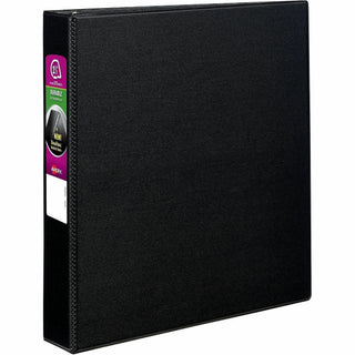 Durable Non-View Binder with DuraHinge and Slant Rings, 3 Rings, 1.5" Capacity, 11 x 8.5, Black