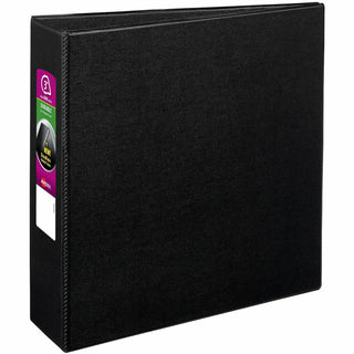 Durable Non-View Binder with DuraHinge and Slant Rings, 3 Rings, 3" Capacity, 11 x 8.5, Black