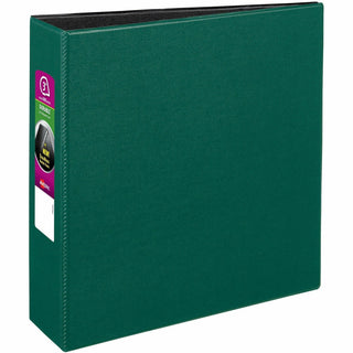Durable Non-View Binder with DuraHinge and Slant Rings, 3 Rings, 3" Capacity, 11 x 8.5, Green