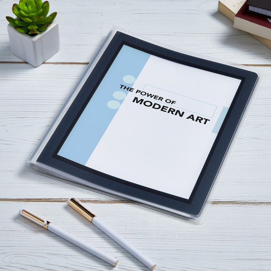 Avery Flexi-View Presentation Book - Letter - 8 1/2" x 11" Sheet Size - 48 Sheet Capacity - Internal Pocket(s) - Polypropylene - Non-stick, Spill-free, Preprinted, Lightweight - 1 Each - 