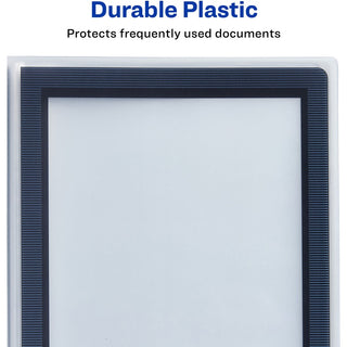 Avery Flexi-View Presentation Book - Letter - 8 1/2" x 11" Sheet Size - 48 Sheet Capacity - Internal Pocket(s) - Polypropylene - Non-stick, Spill-free, Preprinted, Lightweight - 1 Each - 