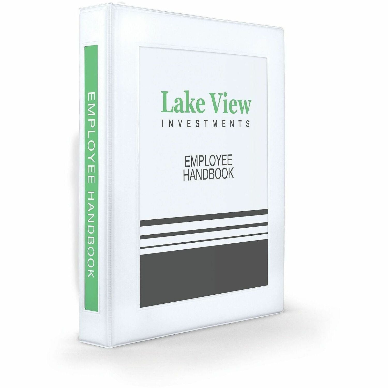 Framed View Heavy-Duty Binders, 3 Rings, 1" Capacity, 11 x 8.5, White