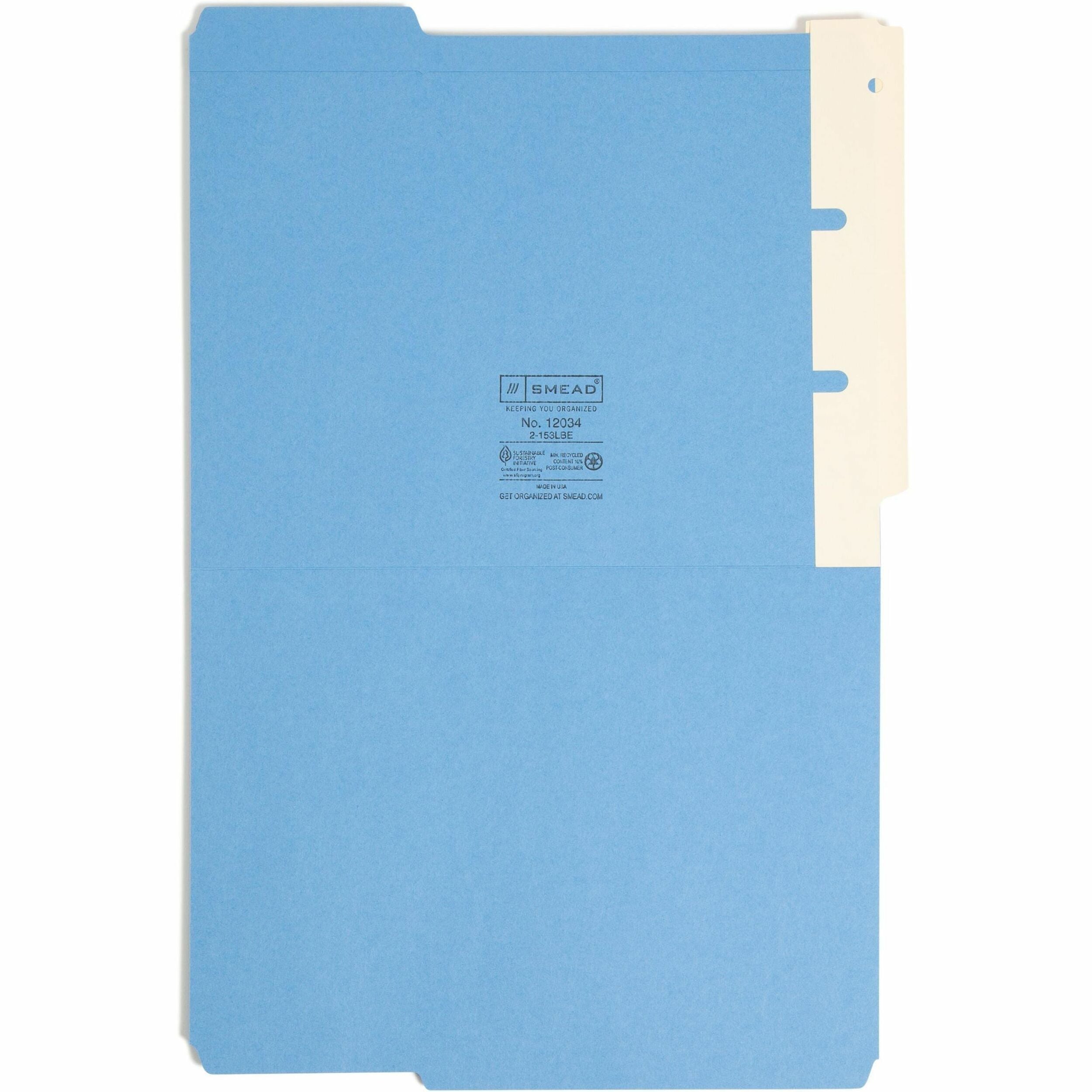 End Tab Converters, Straight Tab, Manila, 3.25" x 9.25", 500/Box