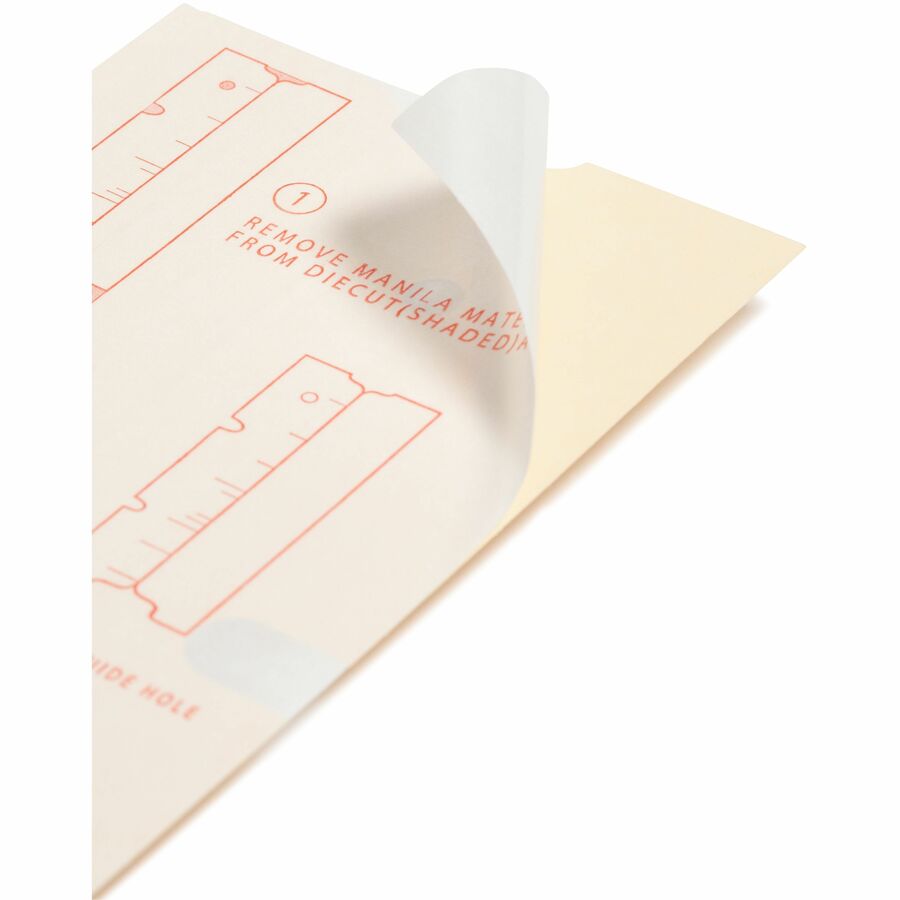 End Tab Converters, Straight Tab, Manila, 3.25" x 9.25", 500/Box