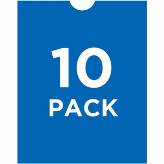 Top-Load Clear Vinyl Envelopes w/Thumb Notch, 4 x 6, Clear, 10/Pack