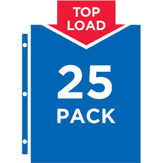 Avery Heavyweight Sheet Protectors -Acid-free - Sheet Capacity - For Letter 8 1/2" x 11" Sheet - Ring Binder - Top Loading - Diamond Clear - Polypropylene - 25 / Pack
