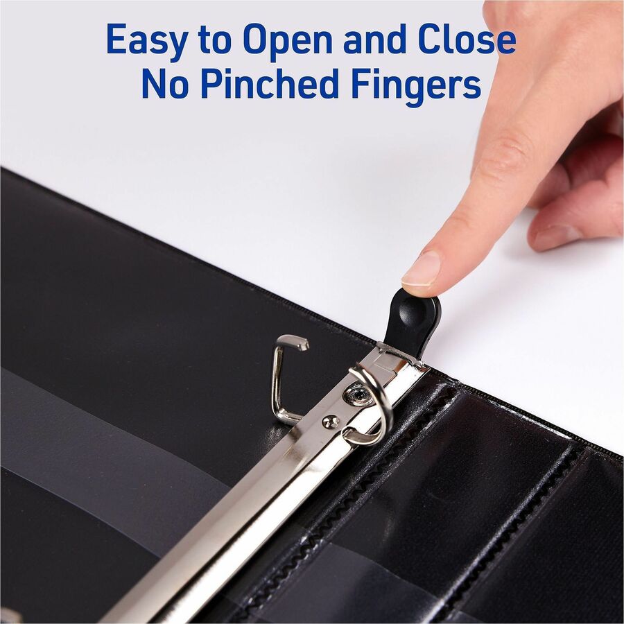 Heavy-Duty View Binder with DuraHinge and One Touch EZD Rings, 3 Rings, 1" Capacity, 11 x 8.5, White