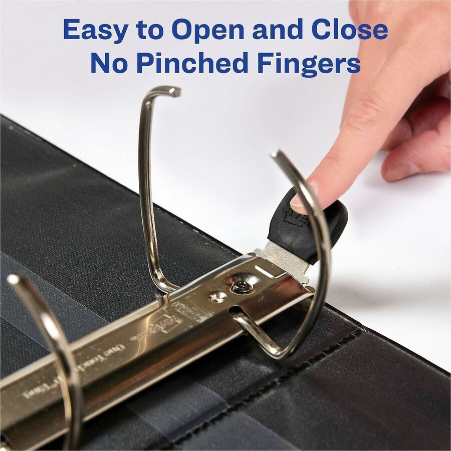 Heavy-Duty Non-View Binder with DuraHinge and Locking One Touch EZD Rings, 3 Rings, 4" Capacity, 11 x 8.5, Maroon