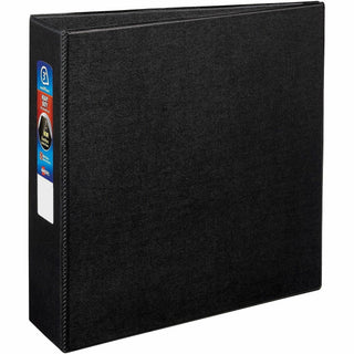 Heavy-Duty Non-View Binder with DuraHinge and Locking One Touch EZD Rings, 3 Rings, 3" Capacity, 11 x 8.5, Black