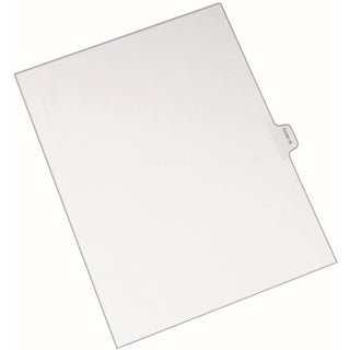 Avery Index Divider - 25 x Divider(s) - Side Tab(s) - Exhibit 26 - 1 Tab(s)/Set - 8.5" Divider Width x 11" Divider Length - Letter - 8.50" Width x 11" Length - White Paper Divider - Recycled - 1