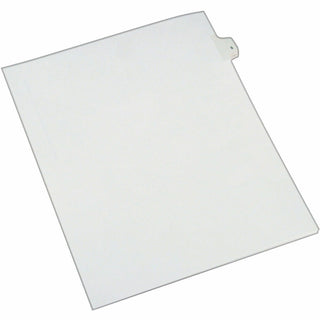 Preprinted Legal Exhibit Side Tab Index Dividers, Allstate Style, 10-Tab, 5, 11 x 8.5, White, 25/Pack
