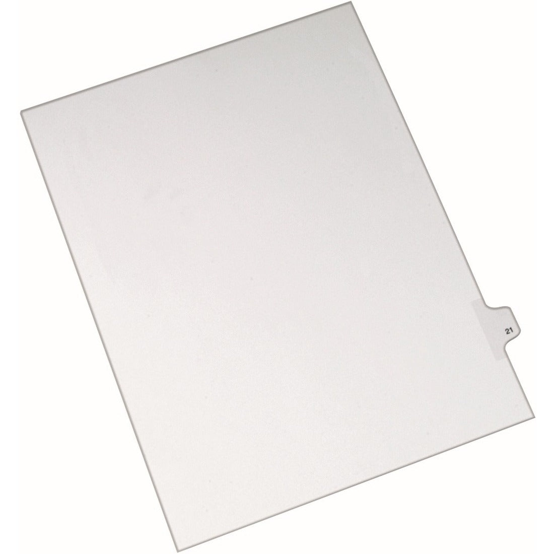 Avery Alllstate Style Individual Legal Dividers - 25 x Divider(s) - Side Tab(s) - 21 - 1 Tab(s)/Set - 8.5" Divider Width x 11" Divider Length - Letter - 8.50" Width x 11" Length - Paper Divider - White Tab(s) - Recycled - 1 - 