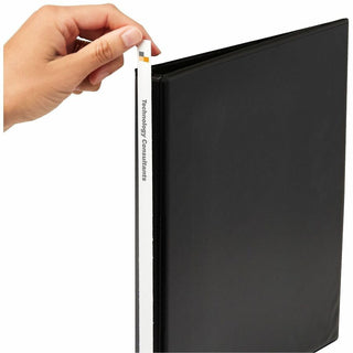 Binder Spine Inserts, 0.5" Spine Width, 16 Inserts/Sheet, 5 Sheets/Pack