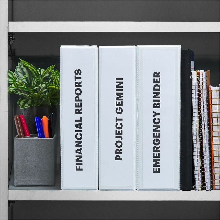 Binder Spine Inserts, 2" Spine Width, 4 Inserts/Sheet, 5 Sheets/Pack