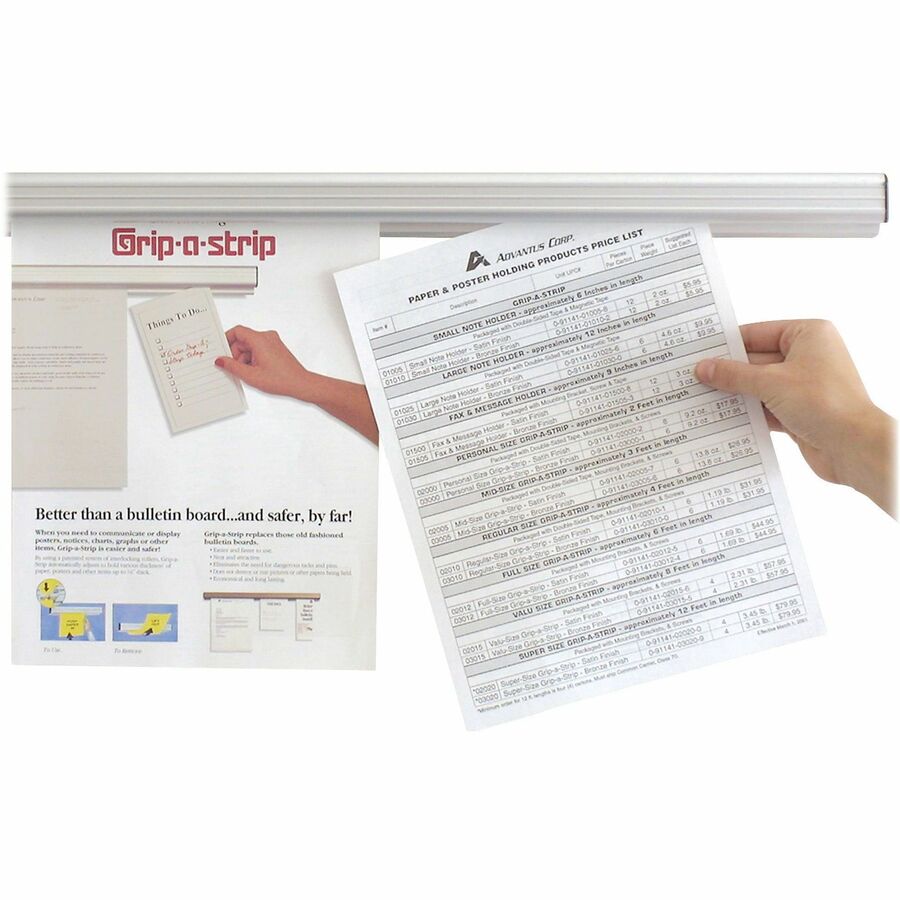 Advantus Mounting Rail - Satin - 1 Each - 