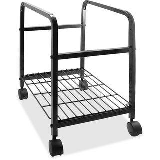 Heavy-Duty File Shuttle, Metal, 1 Shelf, 17.13" x 14.25" x 20", Black