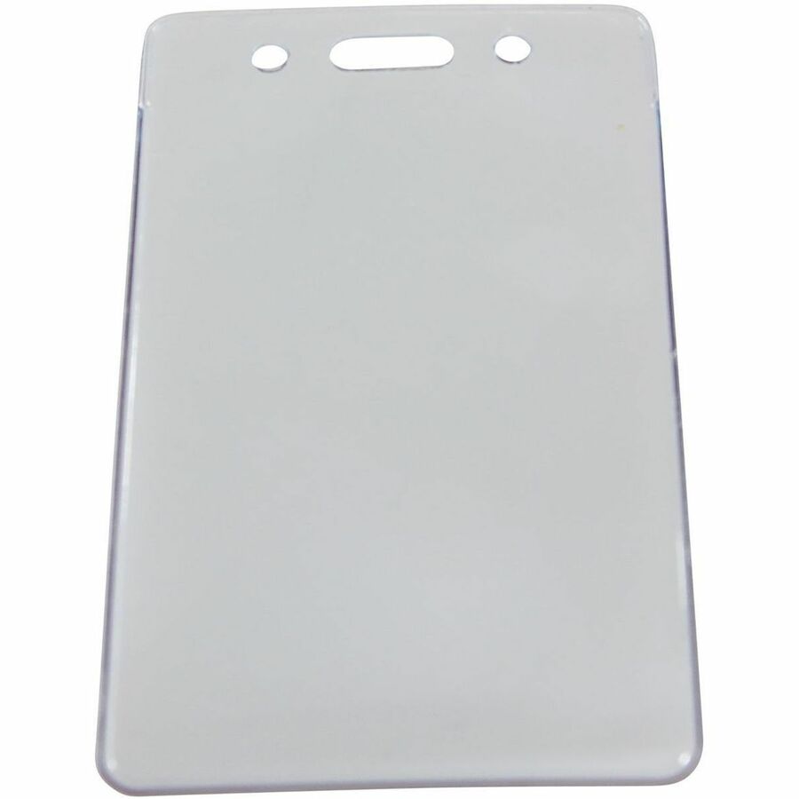 Sicurix Proximity Badge Holder, Vertical, 2 1/2w x 4 1/2h, Clear, 50/Pack