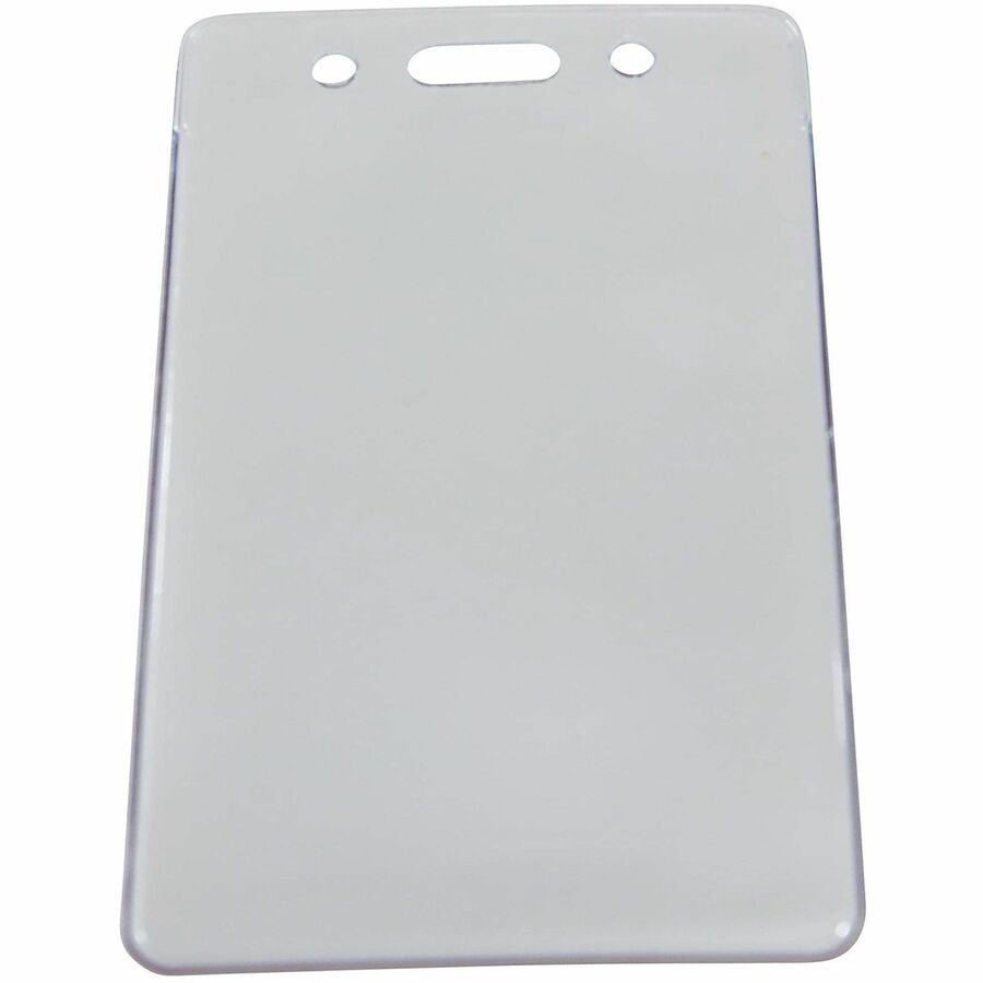Sicurix Proximity Badge Holder, Vertical, 2 1/2w x 4 1/2h, Clear, 50/Pack
