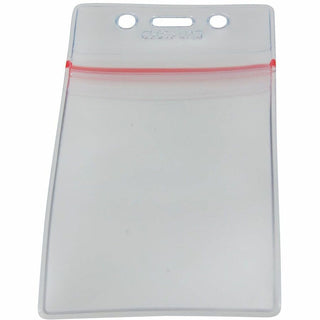 Sealable Cardholder, Vertical, 2.62 x 3.75, Clear, 50/Pack