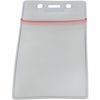 Sealable Cardholder, Vertical, 2.62 x 3.75, Clear, 50/Pack
