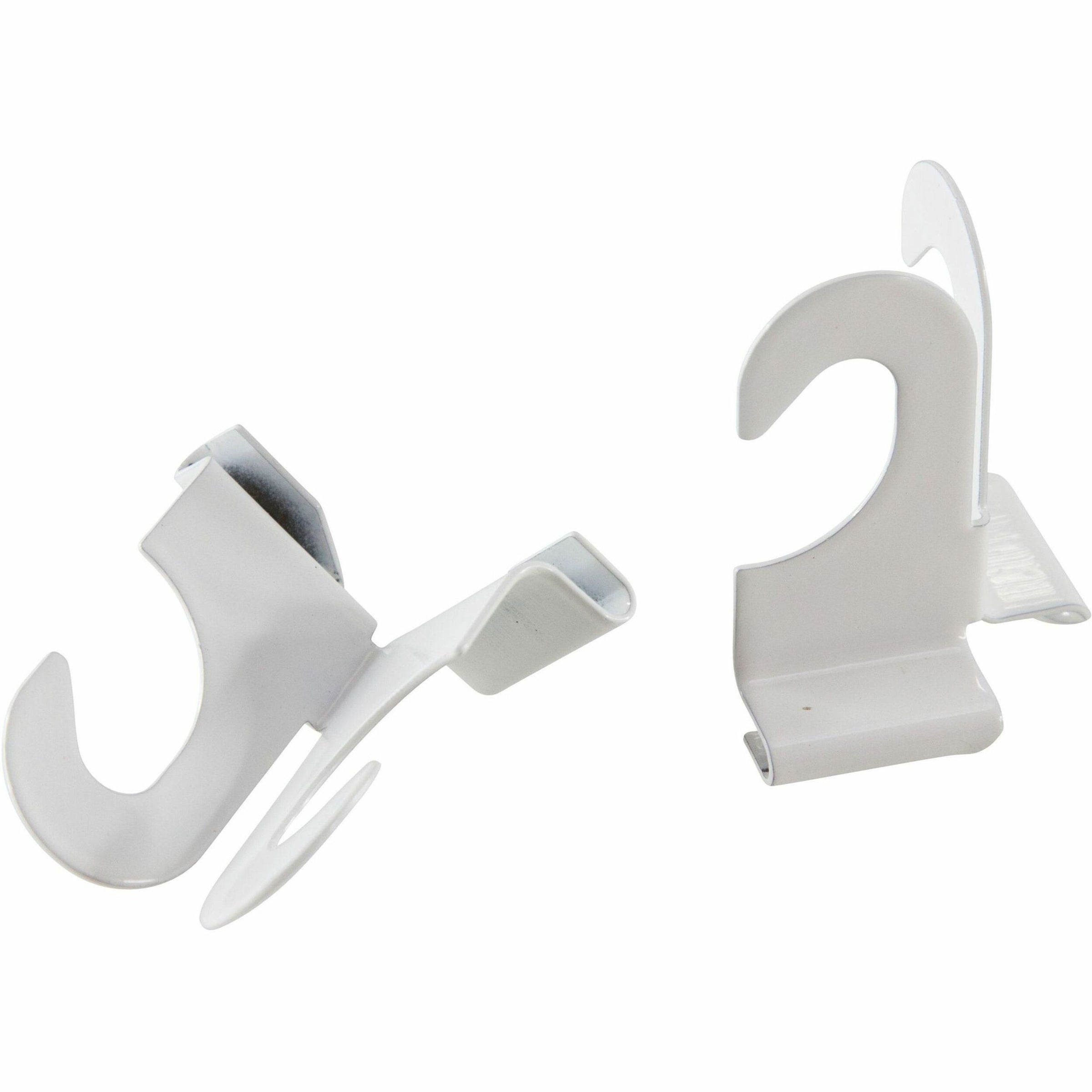 Baumgartens Suspended Ceiling Hooks - 30 lb (13.61 kg) Capacity - 2" Size - for Plant - White - 2 / Pack