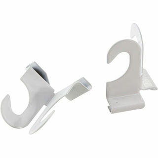 Baumgartens Suspended Ceiling Hooks - 30 lb (13.61 kg) Capacity - 2" Size - for Plant - White - 2 / Pack