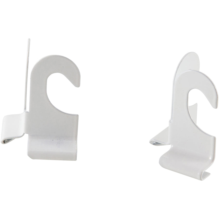 Baumgartens Suspended Ceiling Hooks - 30 lb (13.61 kg) Capacity - 2" Size - for Plant - White - 2 / Pack - 