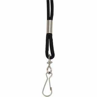 SICURIX Standard Rope Lanyard - 12 / Pack - 36" Length - Black - Nylon