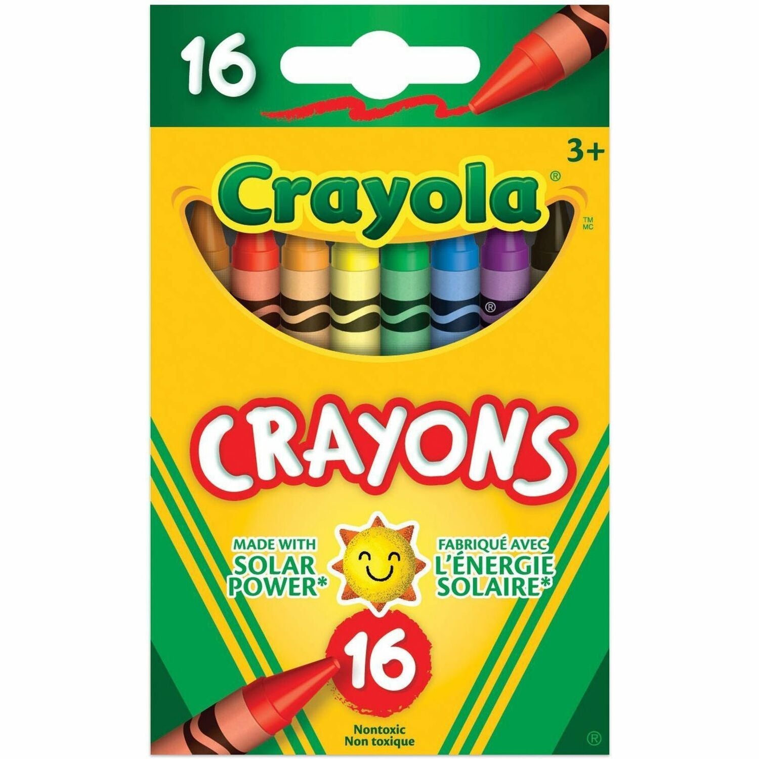 Classic Color Crayons, Tuck Box, 16 Colors