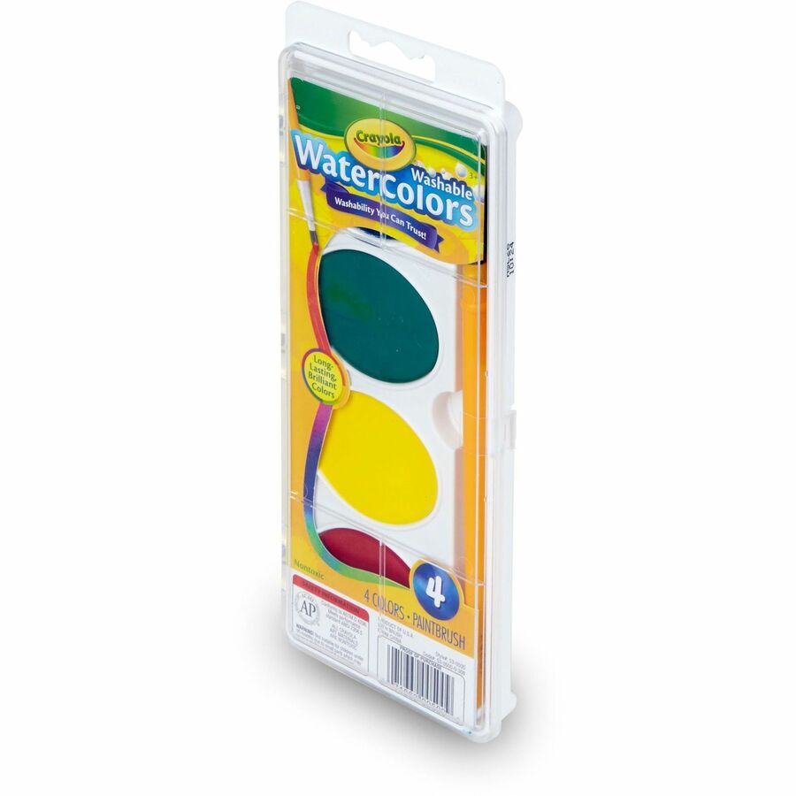 Crayola Washable Watercolors Set - 4.50 oz - 4 / Set - Assorted