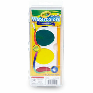 Crayola Washable Watercolors Set - 4.50 oz - 4 / Set - Assorted