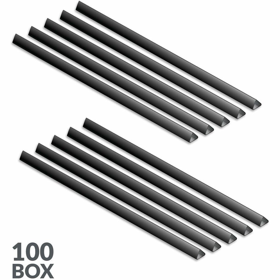 C-Line Binding Bars Only - Black, 11 x 1/8, 100/BX, 34551
